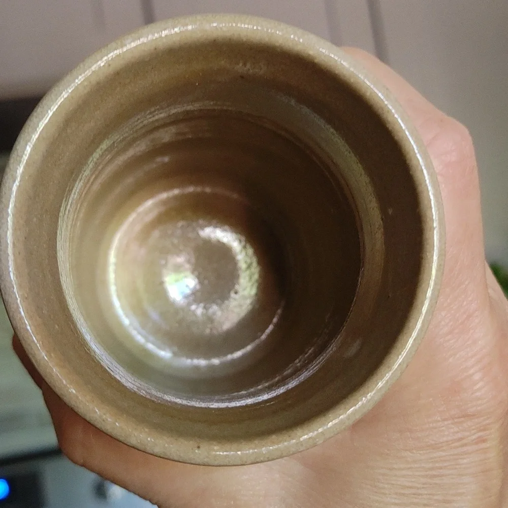 7 Salt Glazed Artisan Drinking Vessels 10 oz